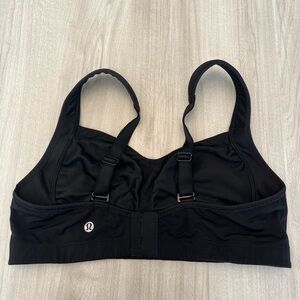 Lululemon Ta Ta Tamer II Sports Bra Black Wireless Adjustable Athletic‎